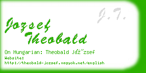 jozsef theobald business card